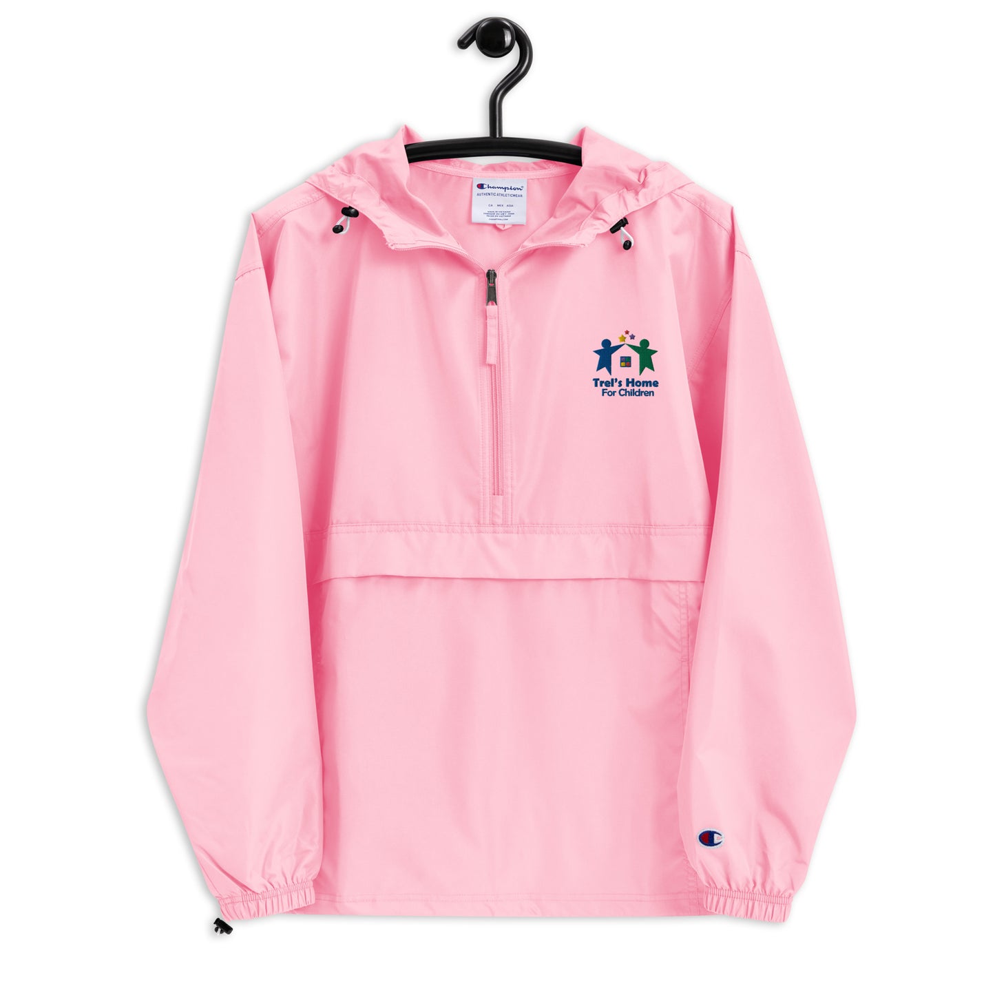 TRELs Embroidered Champion Packable Jacket