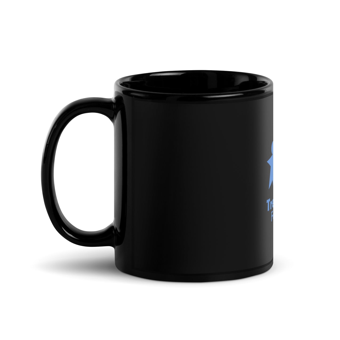 TRELs Home Black Glossy Mug