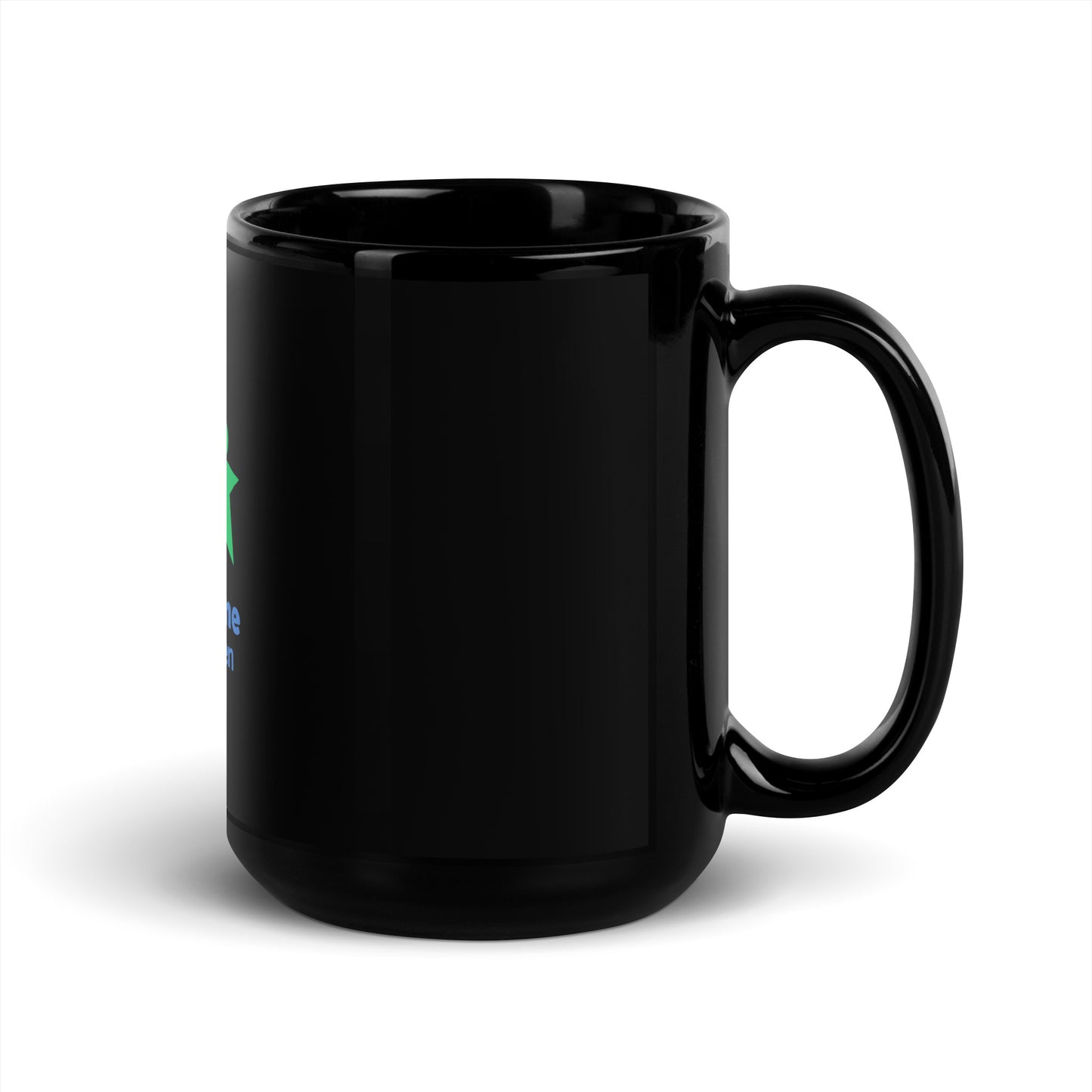 TRELs Home Black Glossy Mug