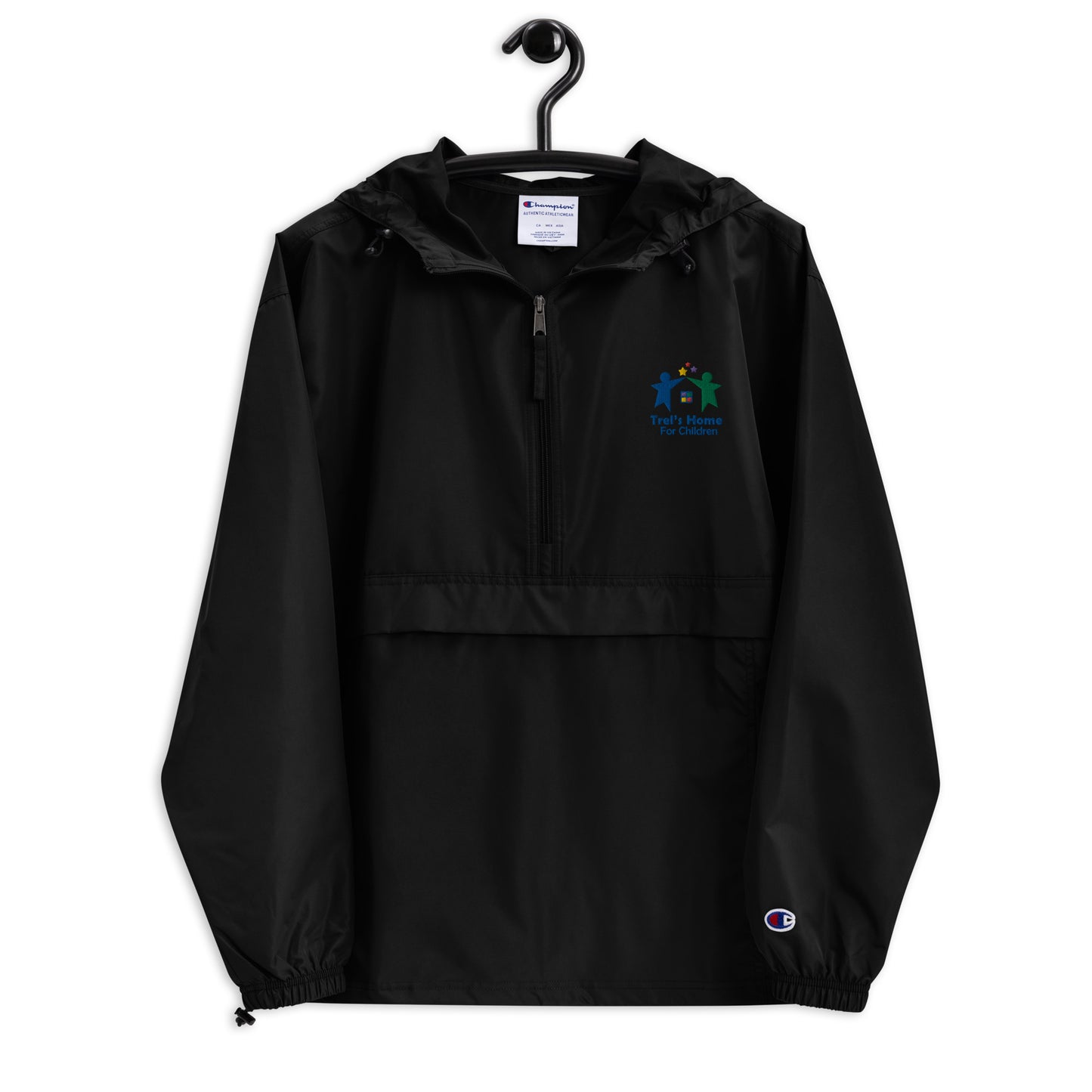 TRELs Embroidered Champion Packable Jacket