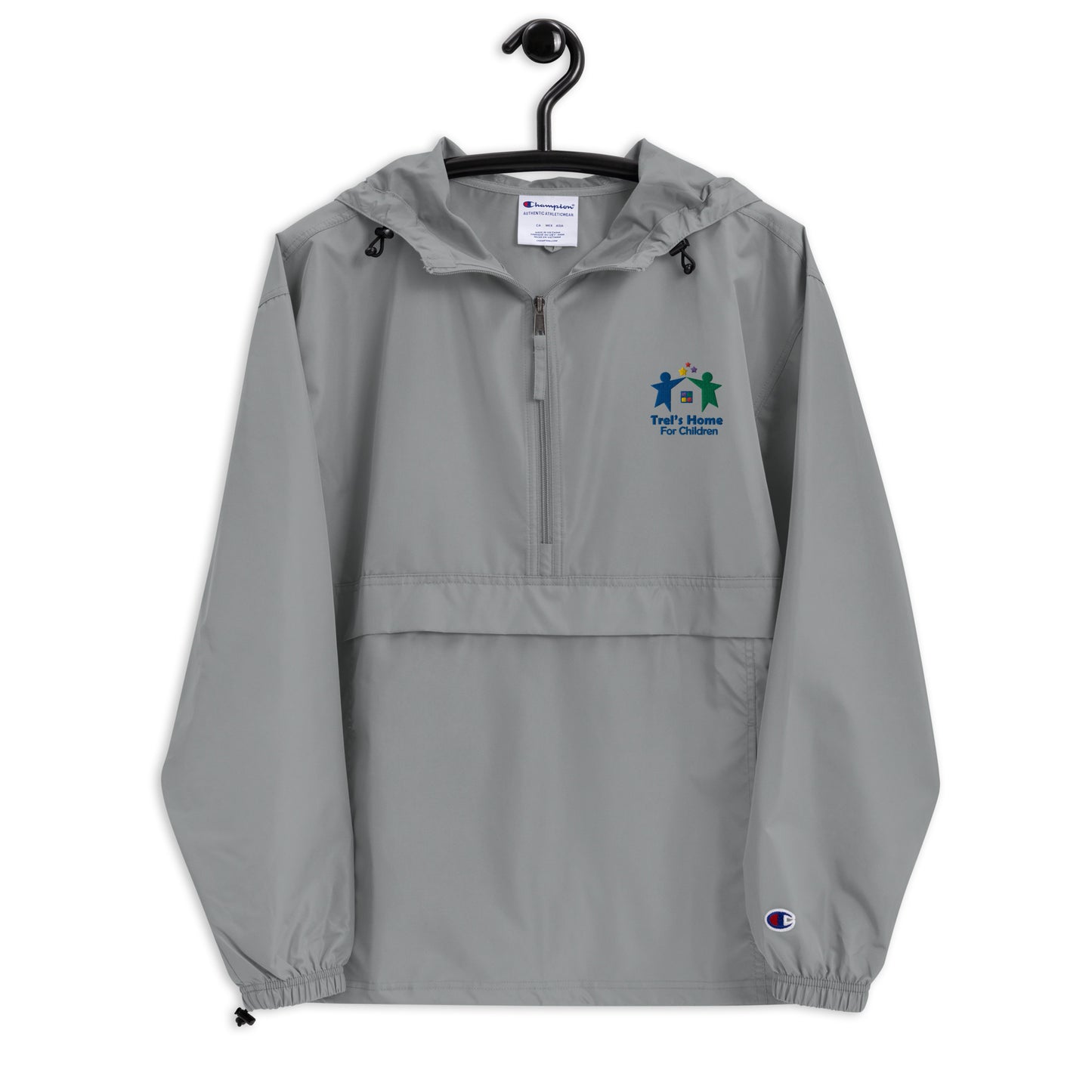 TRELs Embroidered Champion Packable Jacket