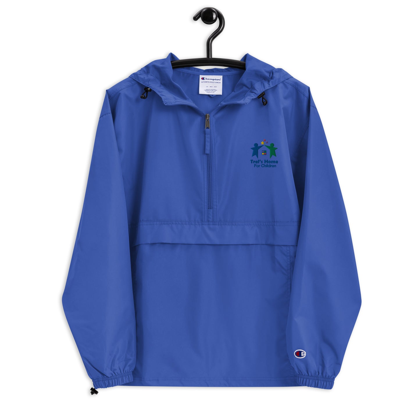 TRELs Embroidered Champion Packable Jacket
