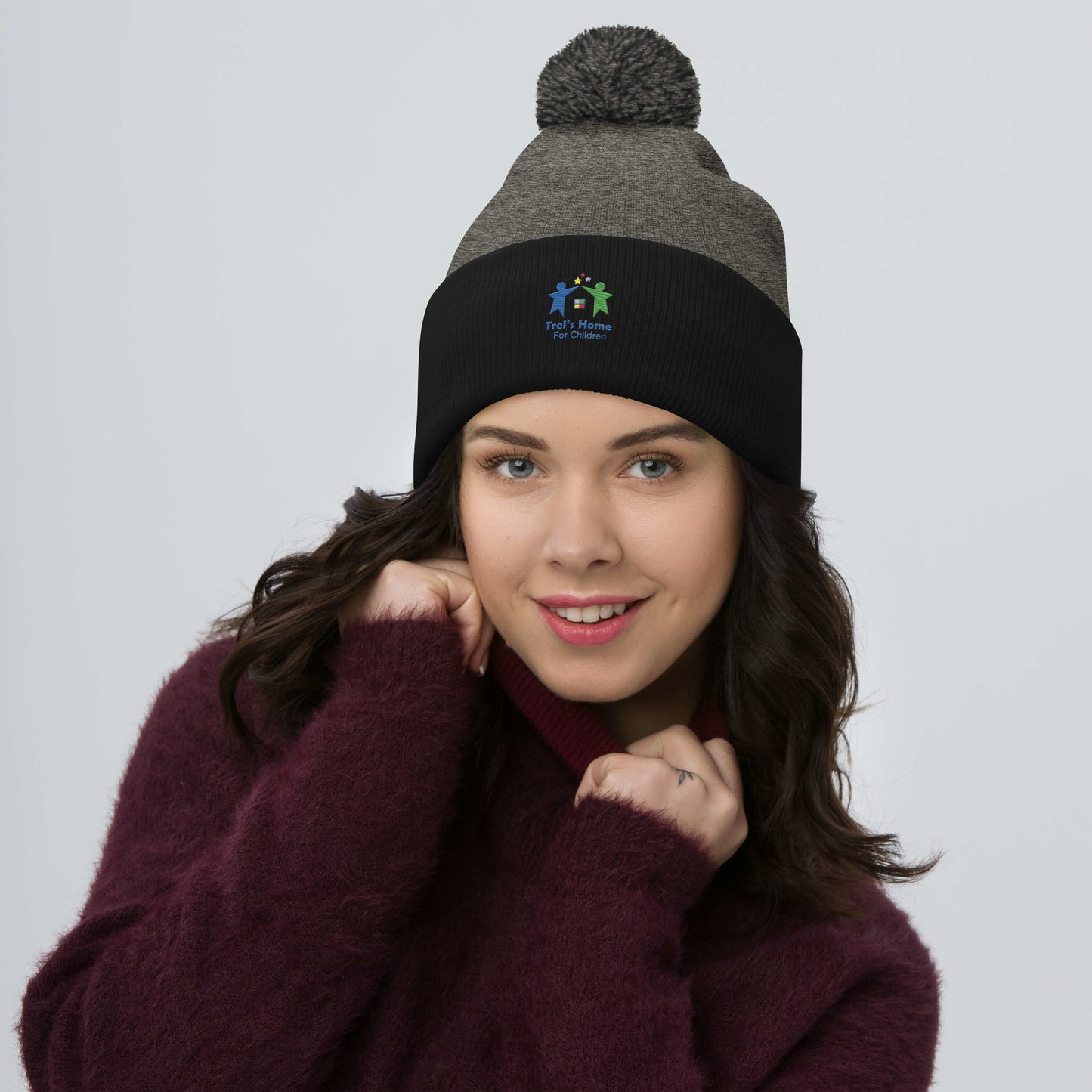TRELs Pom-Pom Beanie