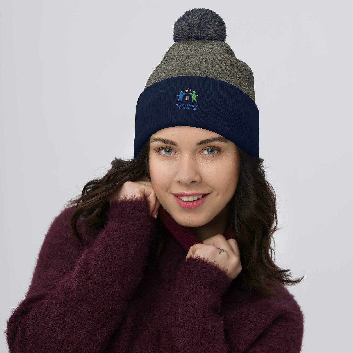 TRELs Pom-Pom Beanie