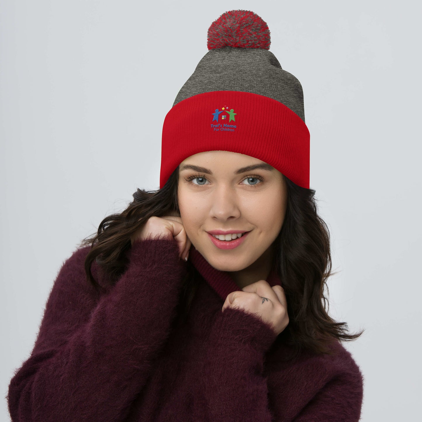 TRELs Pom-Pom Beanie