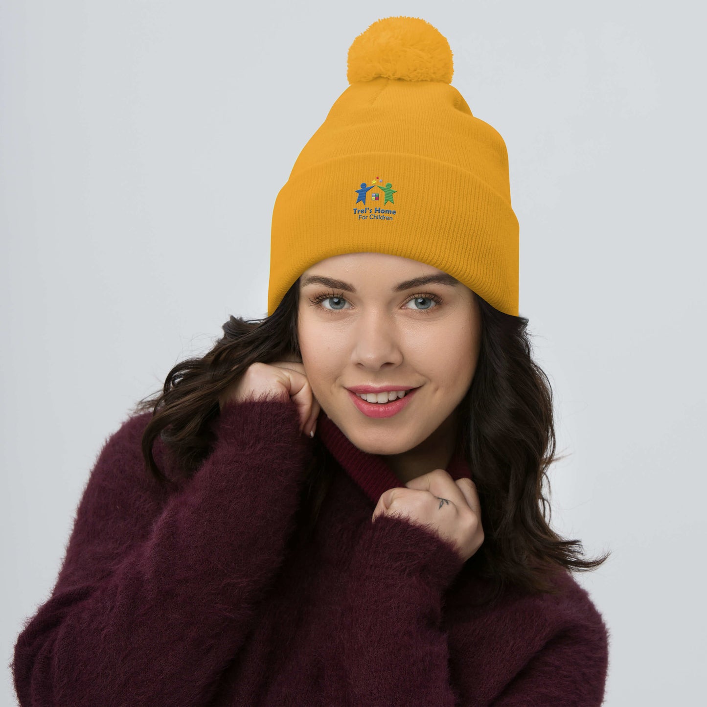 TRELs Pom-Pom Beanie