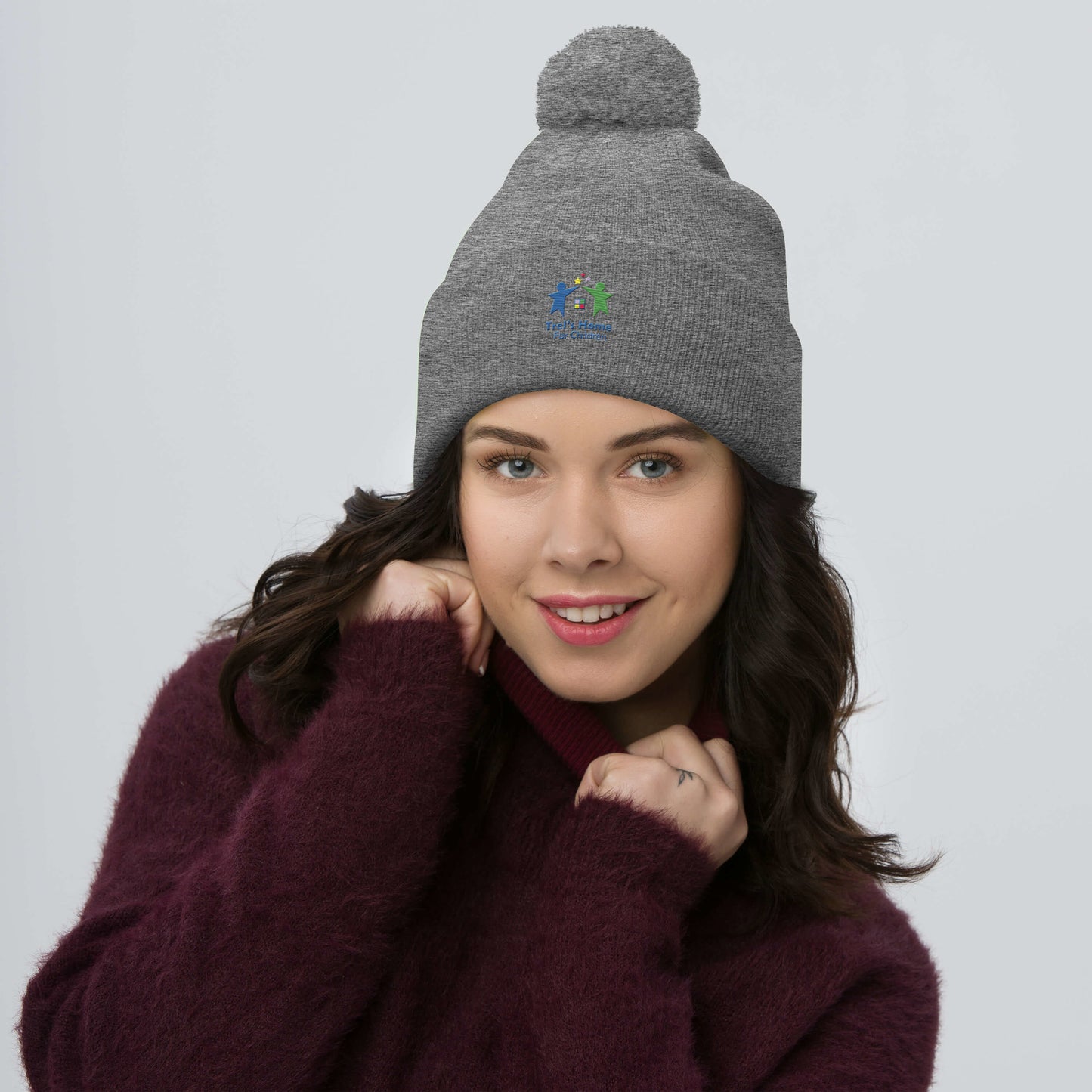 TRELs Pom-Pom Beanie