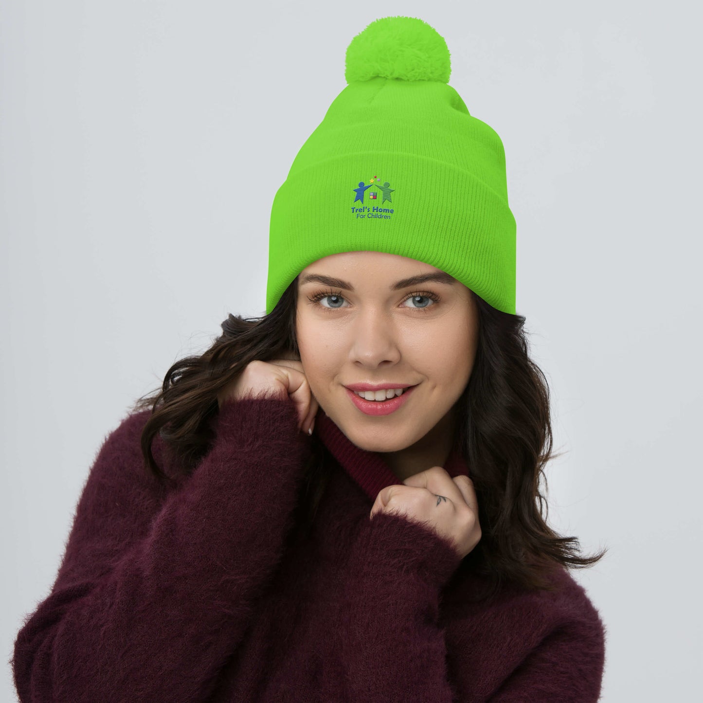 TRELs Pom-Pom Beanie