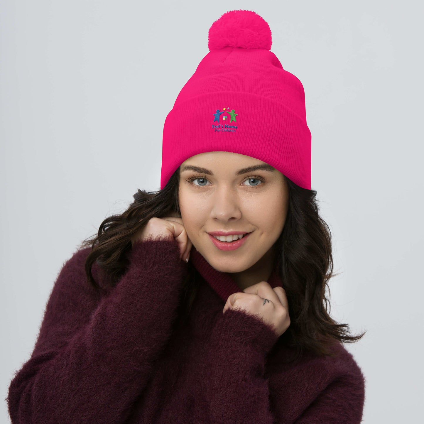 TRELs Pom-Pom Beanie