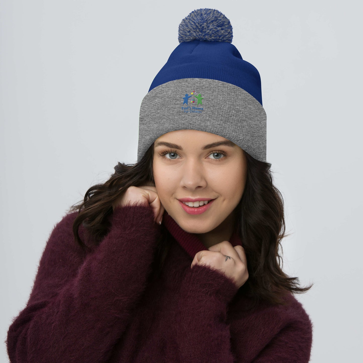 TRELs Pom-Pom Beanie