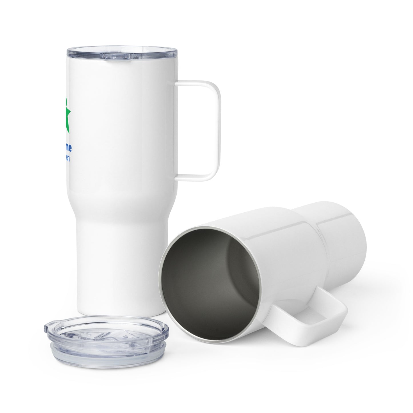 TRELs Travel mug with a handle